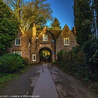 Buy canvas prints of Cockington Gate House  by Ian Stone