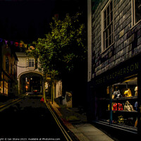 Buy canvas prints of Totnes high street at night  by Ian Stone