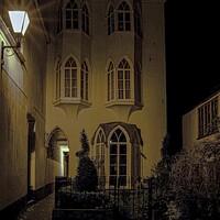 Buy canvas prints of The Gothic House, Totnes. by Ian Stone