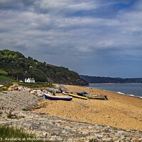 Buy canvas prints of Beesands Beach in Devon  by Ian Stone