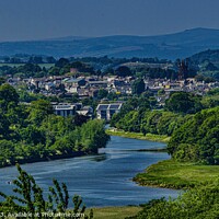 Buy canvas prints of The River Dart and Totnes by Ian Stone