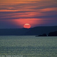 Buy canvas prints of Thurlestone sunset by Ian Stone