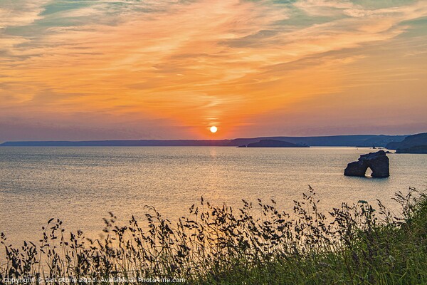 A stunning Devon sunset  Picture Board by Ian Stone