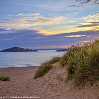 Buy canvas prints of Burgh Island, from Bantham beach. by Ian Stone