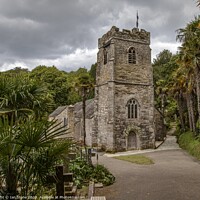 Buy canvas prints of St.Just church in Roseland. by Ian Stone
