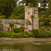 Buy canvas prints of St.Just church, Cornwall  by Ian Stone
