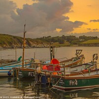 Buy canvas prints of Cornish Fishing Boats  by Ian Stone