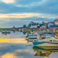 Buy canvas prints of Cockwood Harbour sunrise  by Ian Stone