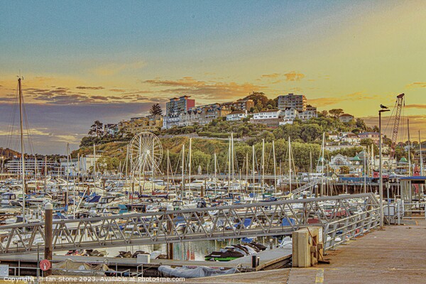 Torquay Harbour Sunrise  Picture Board by Ian Stone