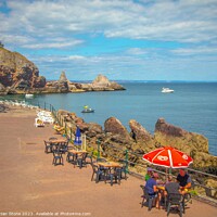 Buy canvas prints of Anstey’s Cove Beach  by Ian Stone