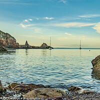 Buy canvas prints of Anstey’s Cove and Long  Quarry Point  by Ian Stone
