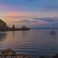 Buy canvas prints of Sunset at Anstey’s Cove by Ian Stone