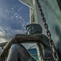 Buy canvas prints of Jubilee statue Portsmouth  by Ian Stone