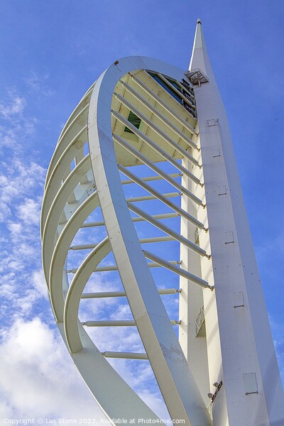 Spinnaker Tower Abstract  Picture Board by Ian Stone