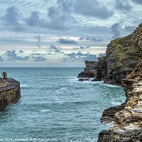 Buy canvas prints of Portreath Harbour Entrance  by Ian Stone