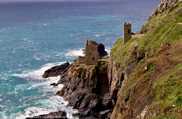 Botallack Tin Mine, Cornwall. Picture Board by Ian Stone