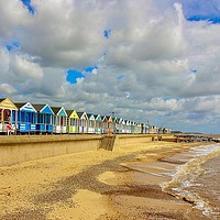 Buy canvas prints of Southwold Beach huts  by Ian Stone