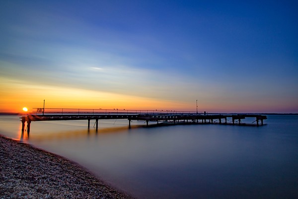 Old pier, Isle of Wight  Picture Board by Ian Stone