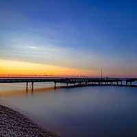 Buy canvas prints of Old pier, Isle of Wight  by Ian Stone