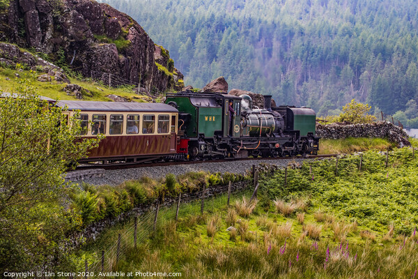 Welsh Highland Railway , North Wales. Picture Board by Ian Stone