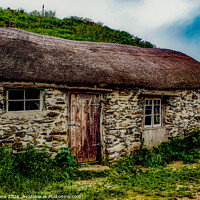 Buy canvas prints of Old Fisherman’s cottage ,Prussia Cove  by Ian Stone