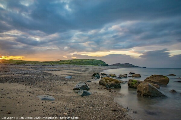 Criccieth sunrise ,North Wales. Picture Board by Ian Stone