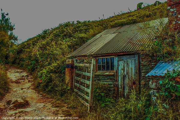 Nostalgic Fishing Hut in Cornwall Picture Board by Ian Stone