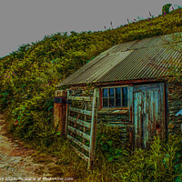 Buy canvas prints of Nostalgic Fishing Hut in Cornwall by Ian Stone