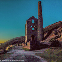 Buy canvas prints of Golden Glow at Wheal Coates by Ian Stone