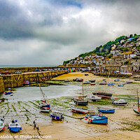 Buy canvas prints of Serenity at Mousehole Harbour by Ian Stone