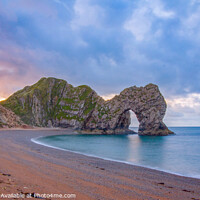 Buy canvas prints of Majestic Natural Arch by the Calm Seaside by Ian Stone