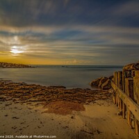 Buy canvas prints of Majestic Sunrise over Sandy Cove by Ian Stone