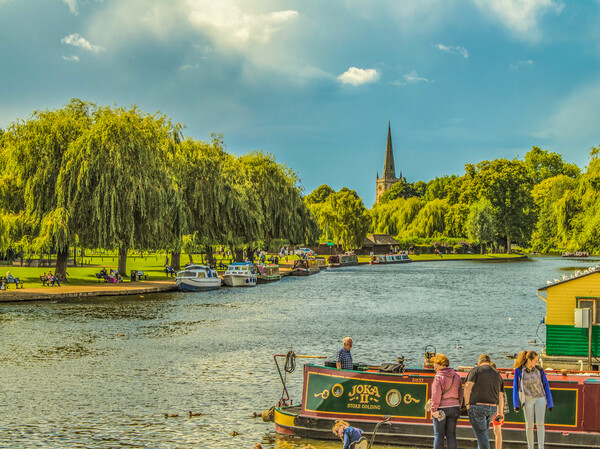 Boat life in Stratford Upon Avon  Picture Board by Ian Stone