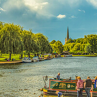 Buy canvas prints of Boat life in Stratford Upon Avon  by Ian Stone