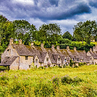 Buy canvas prints of Cotswolds cottages  by Ian Stone