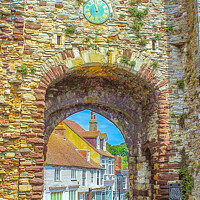 Buy canvas prints of Timeless Beauty Landgate Arch in Rye by Ian Stone