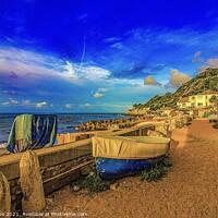 Buy canvas prints of Steephill cove, Isle of Wight  by Ian Stone