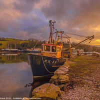 Buy canvas prints of Serenity at Galmpton Creek by Ian Stone