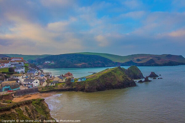 Hope Cove Picture Board by Ian Stone