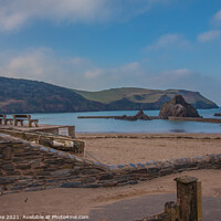 Buy canvas prints of Hope Cove beach  by Ian Stone