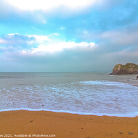 Buy canvas prints of Mouthwell sands beach, Hope Cove. by Ian Stone
