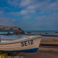 Buy canvas prints of Harbour beach, Hope Cove  by Ian Stone