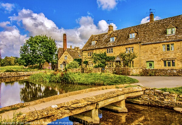 Lower Slaughter, Cotswolds. Picture Board by Ian Stone