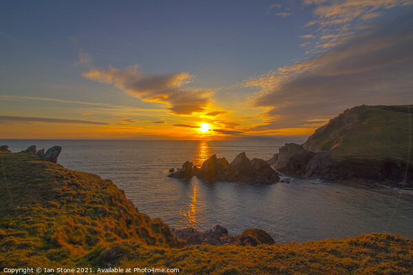 Tranquil Sunset Over Soar Mill Cove  Picture Board by Ian Stone