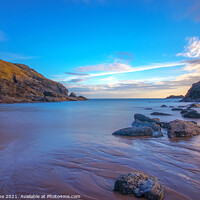 Buy canvas prints of Soar Mill Cove beach by Ian Stone