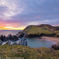 Buy canvas prints of Devon sunset  by Ian Stone