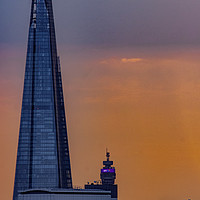 Buy canvas prints of The shard, London by Andrew Nutting
