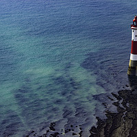 Buy canvas prints of Beachy Head Lighthouse by Andrew Nutting