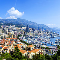 Buy canvas prints of Monte Carlo panorama by Rosaline Napier