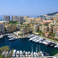Buy canvas prints of Fontvieille Monte Carlo by Rosaline Napier
